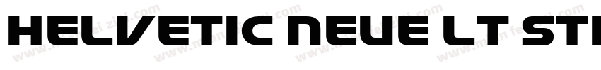 Helvetic Neue lT Std字体转换